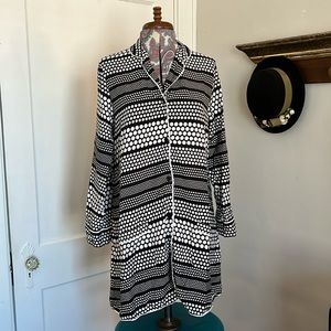 Women’s Kate Spade Polka Dot Flannel Lounge Shirt